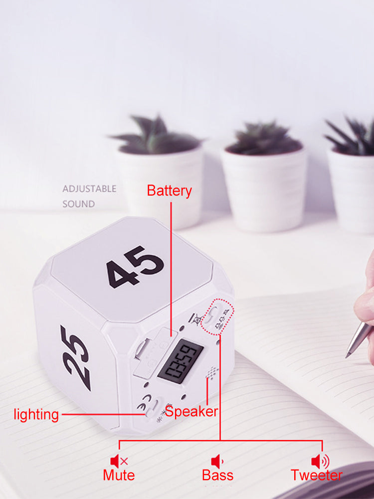 Productivity Cube Timer Gravity Sensor