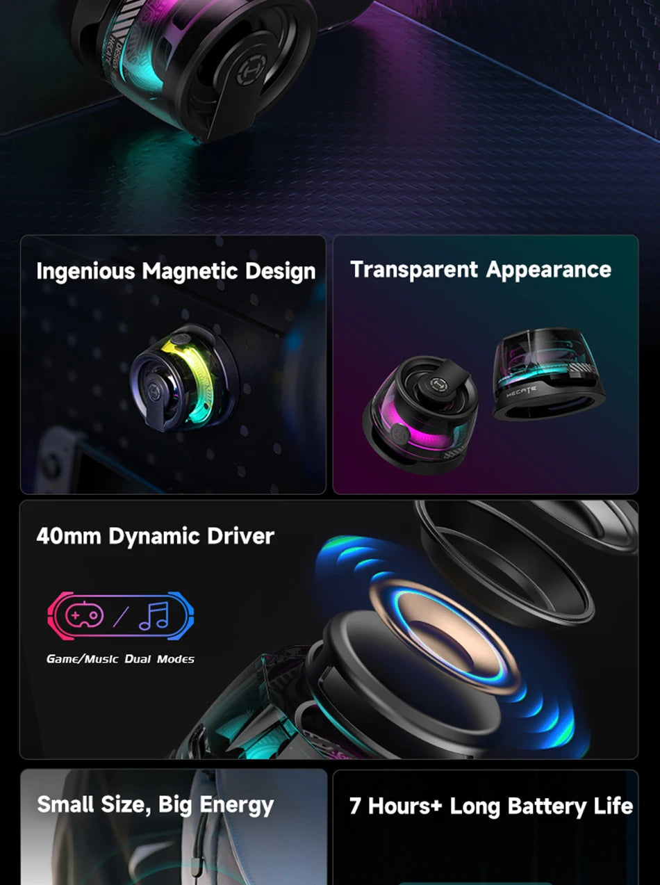 RGB Lighting Magnetic Bluetooth Speaker