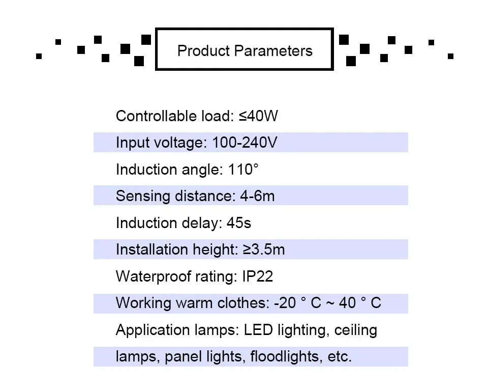 Smart PIR Motion Sensor Light Switches