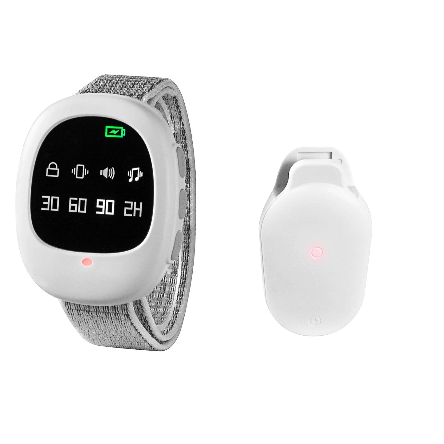 Wireless Bedwetting Alarm with Wristband for Adults and Kids