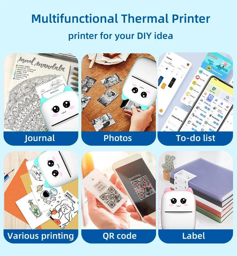 Portable Mini Thermal Printer