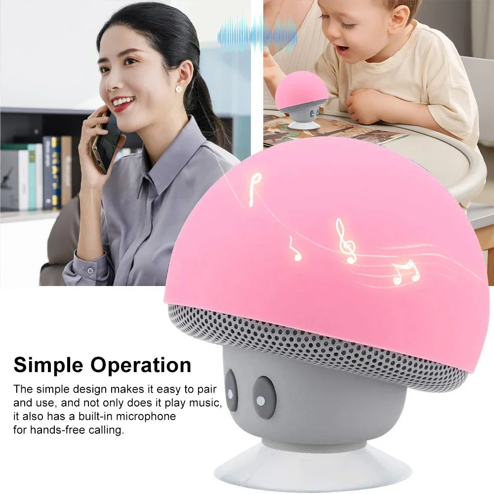 Mini Mushroom Bluetooth Speaker