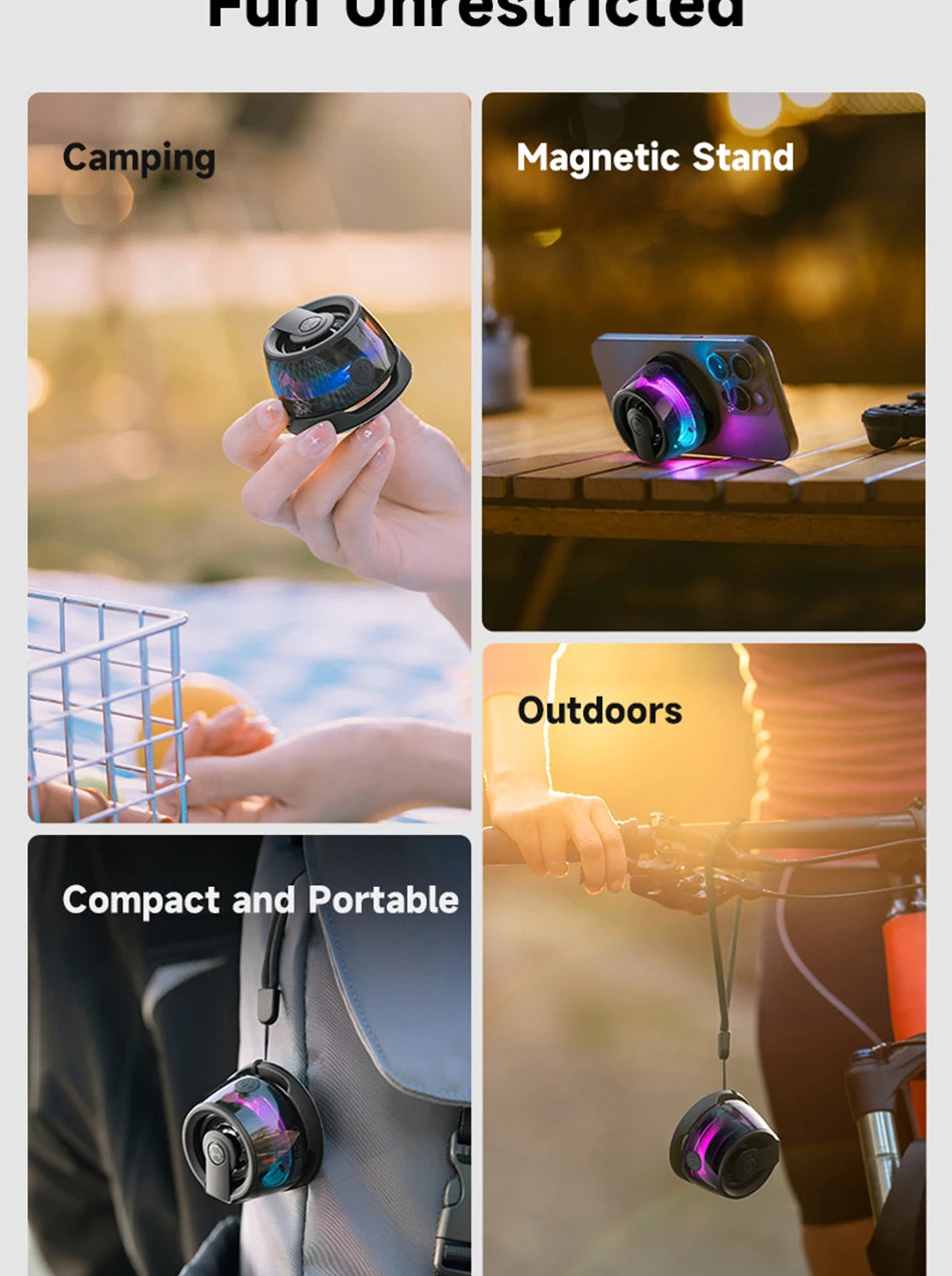 RGB Lighting Magnetic Bluetooth Speaker