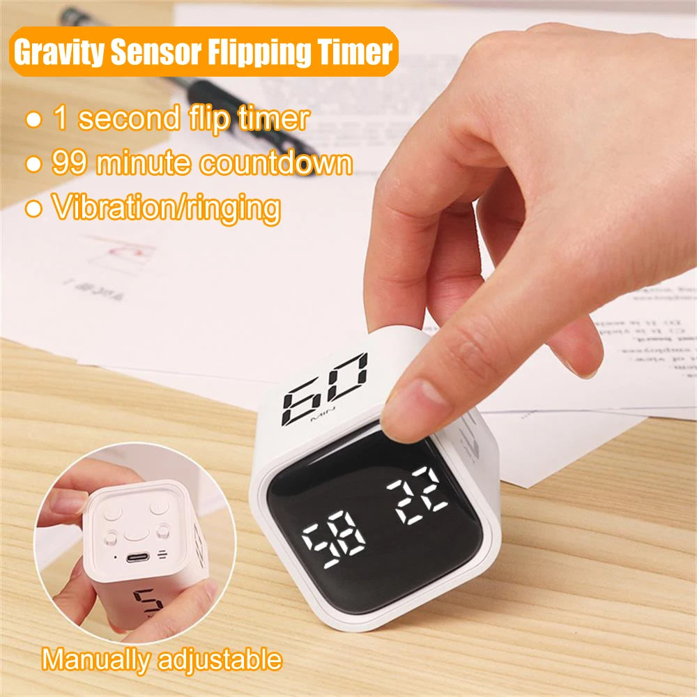 Productivity Cube Timer Gravity Sensor