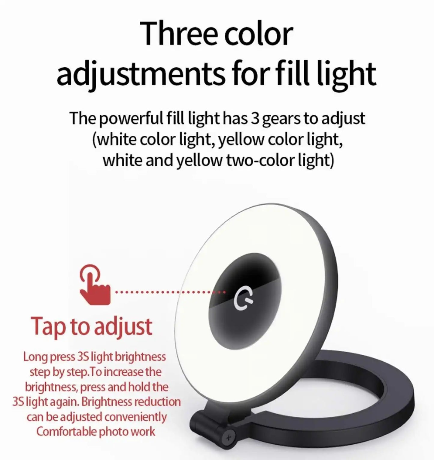 Smartphone Magnetic Selfie Ring Light